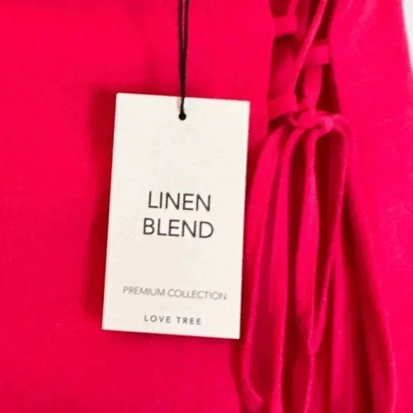 Love Tree NWT! Hot Pink Skort Size Large Lace Up - Picture 5 of 9